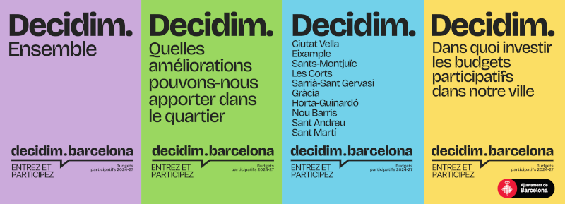 Bugets participatifs a Barcelone : Decidim Ensemble!